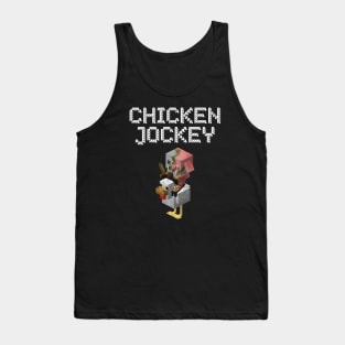chicken jockey minecraft Tank Top